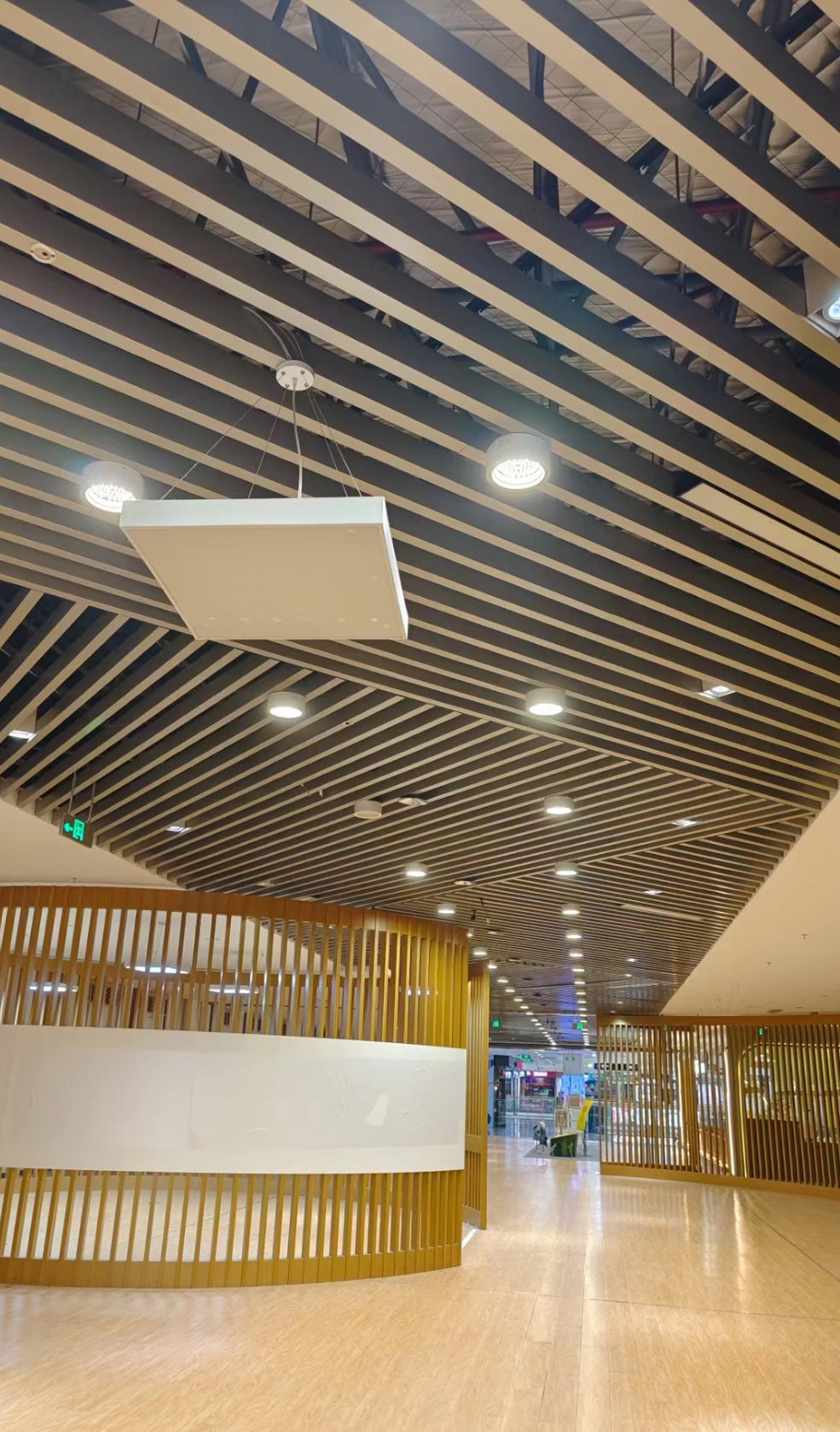Aluminium U-Baffle Ceiling System