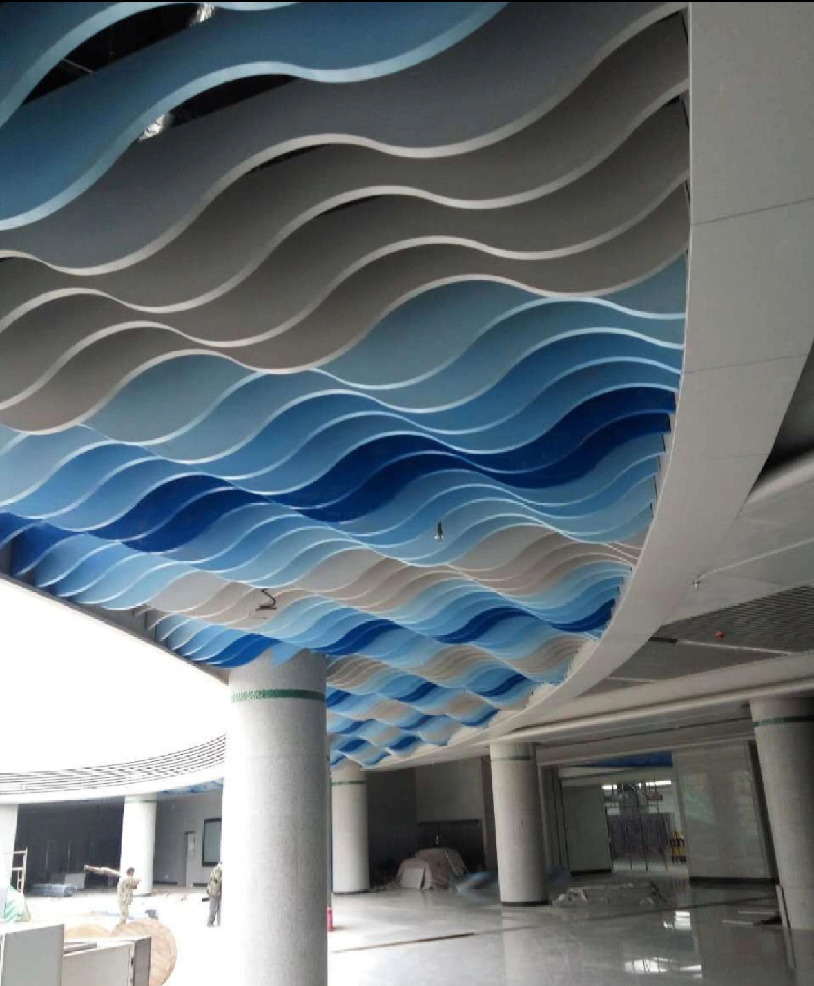 Aluminium U-Baffle Ceiling System