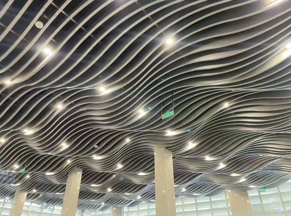Aluminium U-Baffle Ceiling System