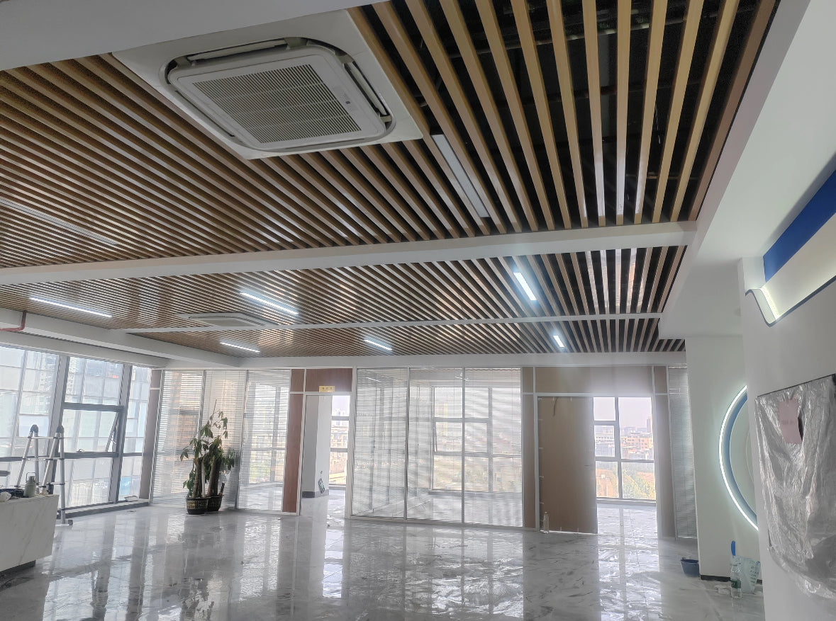 Aluminium U-Baffle Ceiling System