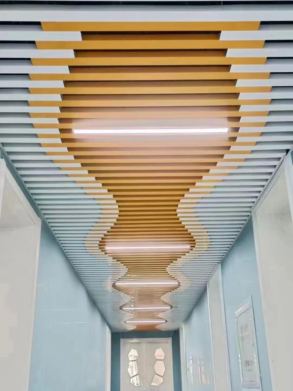 Aluminium U-Baffle Ceiling System