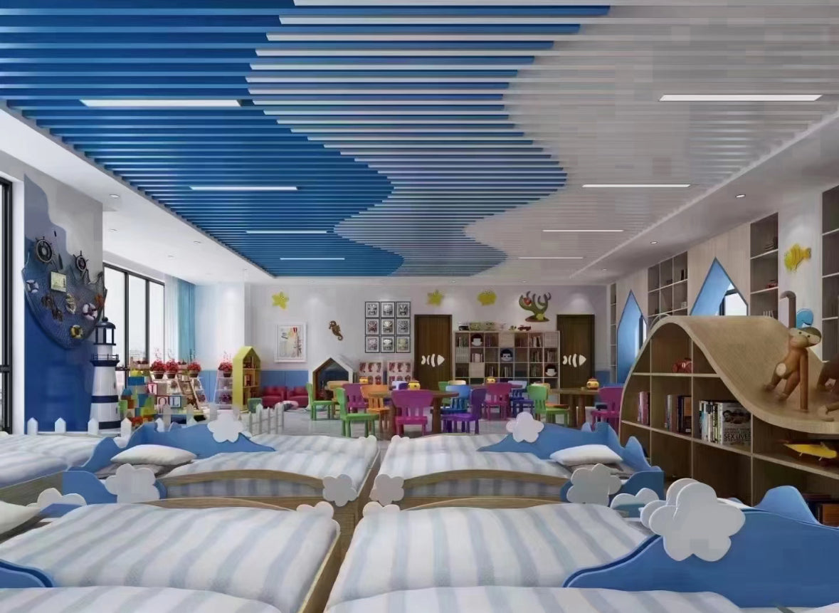 Aluminium U-Baffle Ceiling System