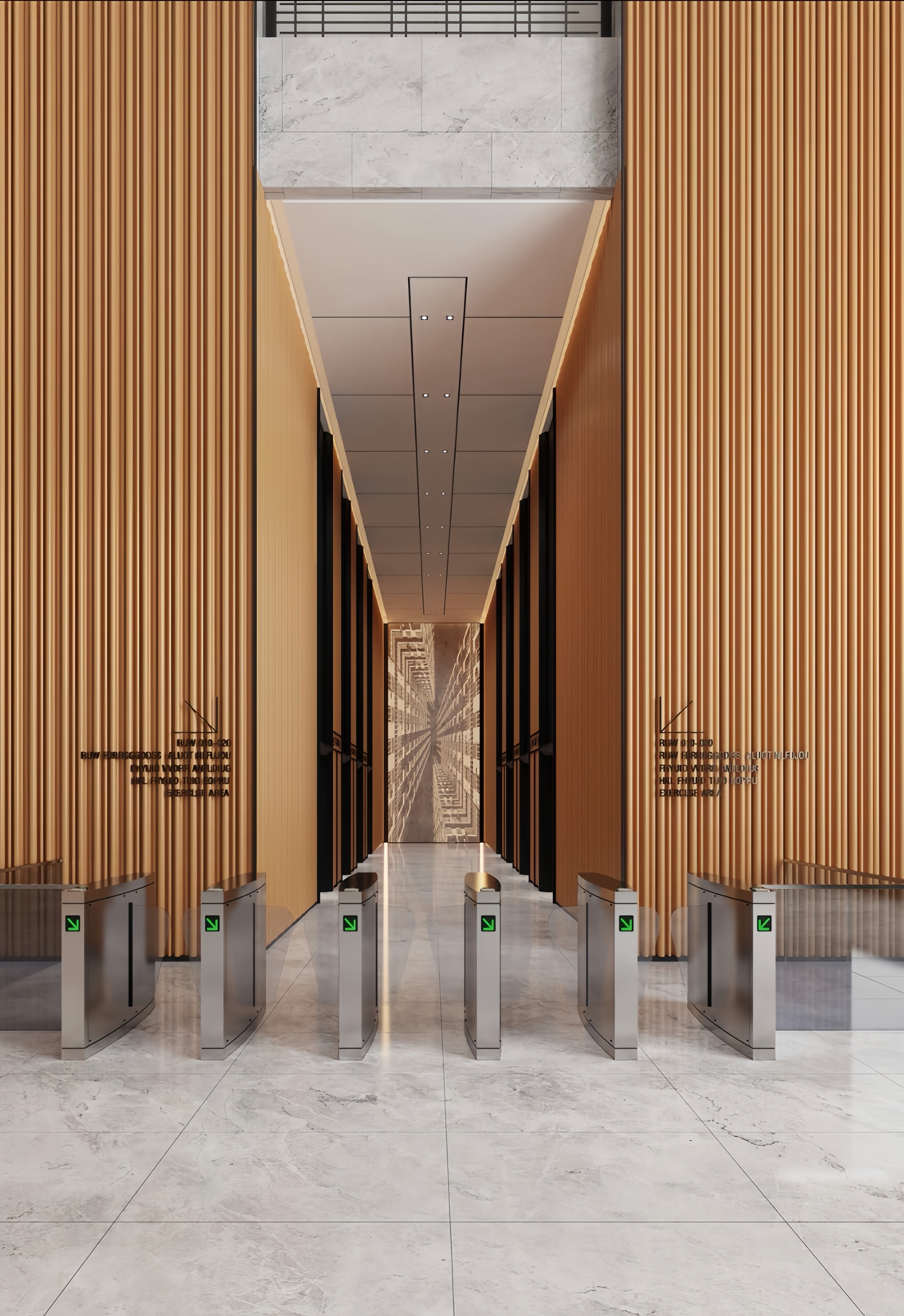 Corrugated Metal Panel for Interior Wall