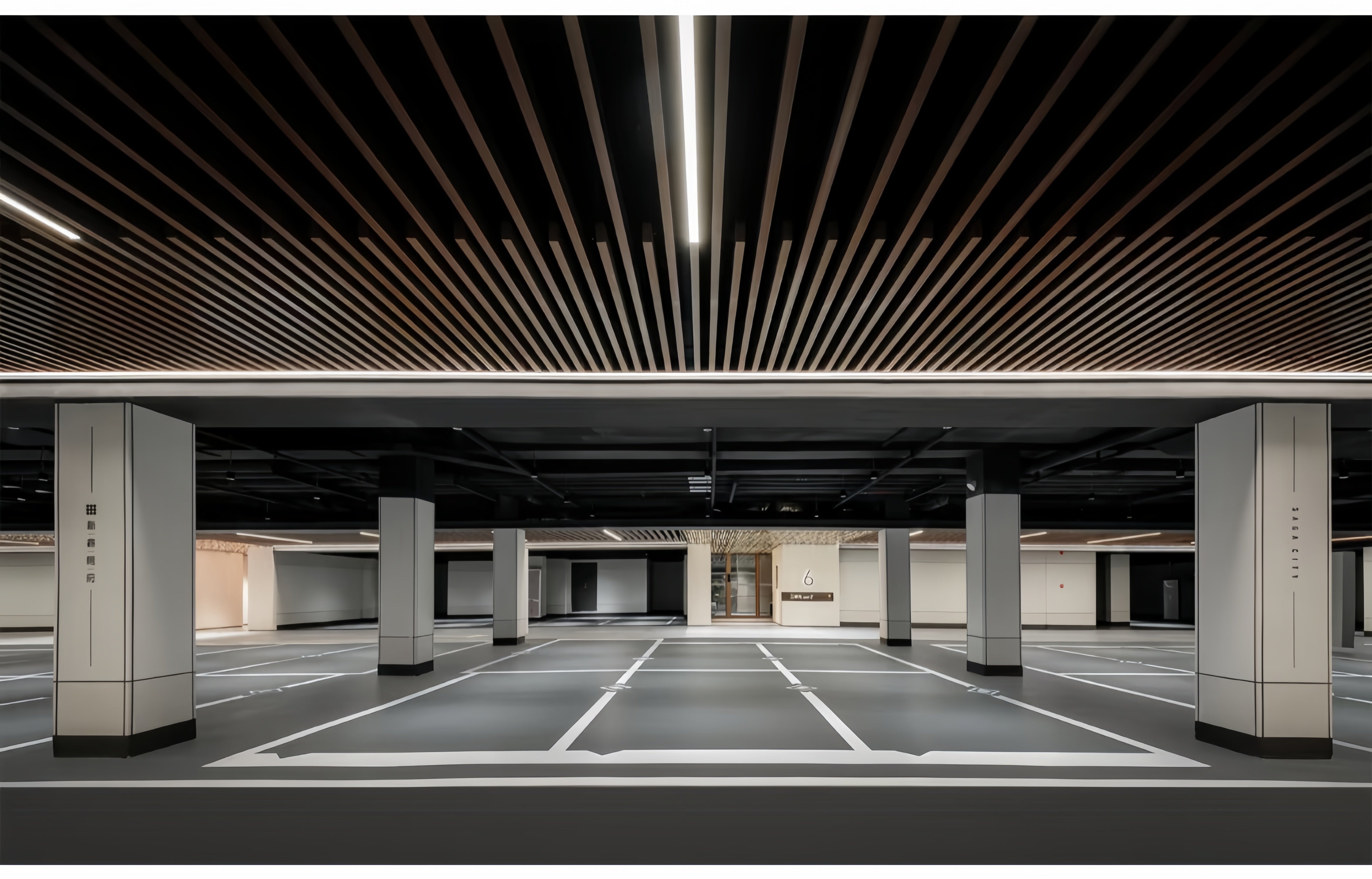 Aluminium U-Baffle Ceiling System
