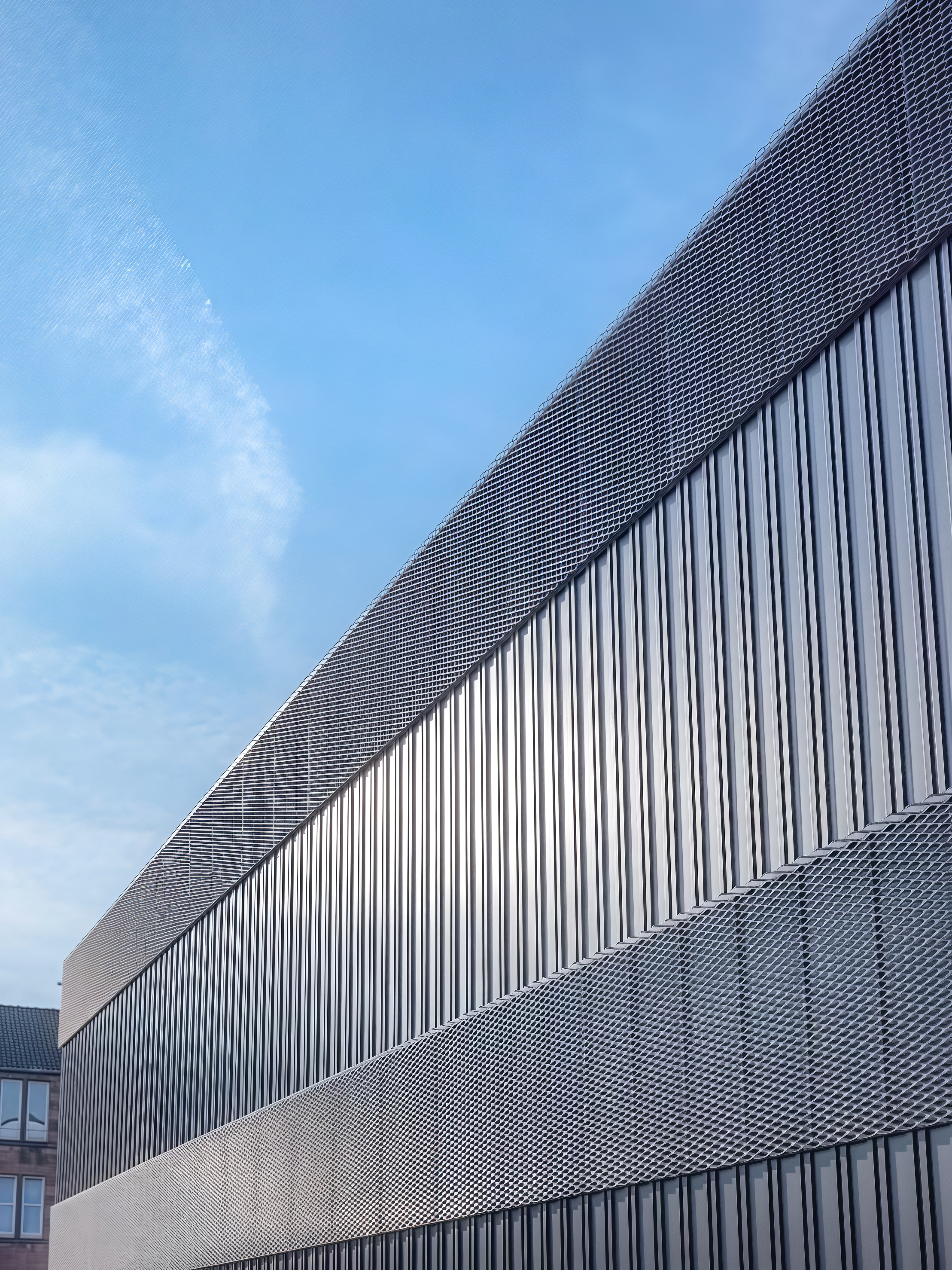 stainless steel expanded metal sheet for facade and ceiling