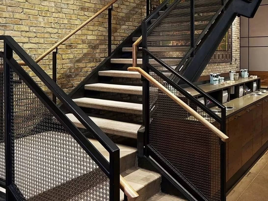 Metal Msh Railing Architectural Metal Mesh — 2025 Railing Trends – Ansus Metal