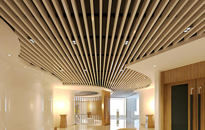 Aluminium U-Baffle Ceiling System