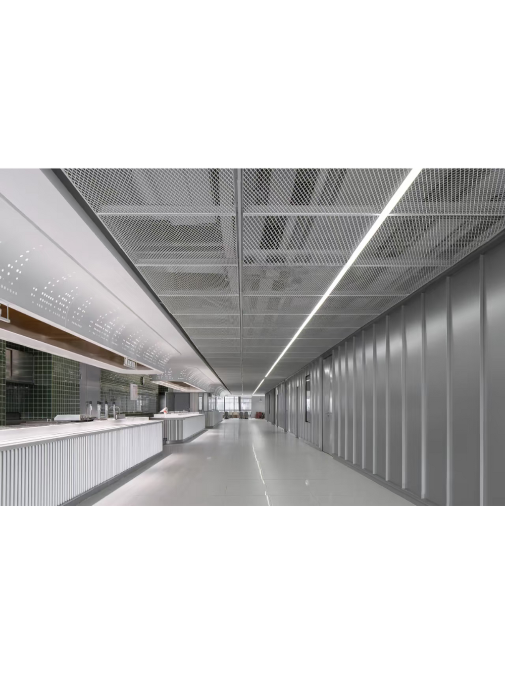 Expanded Mesh Ceilings | Bespoke Architectural Design – Ansus Metal