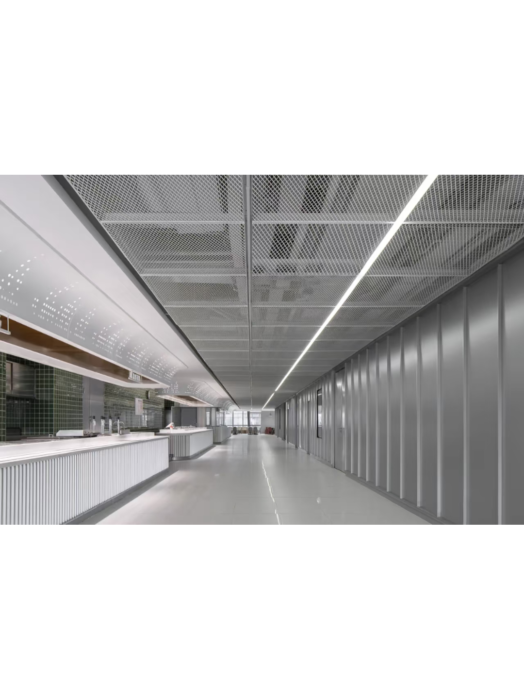 Expanded Mesh Panel Ceiling Plate