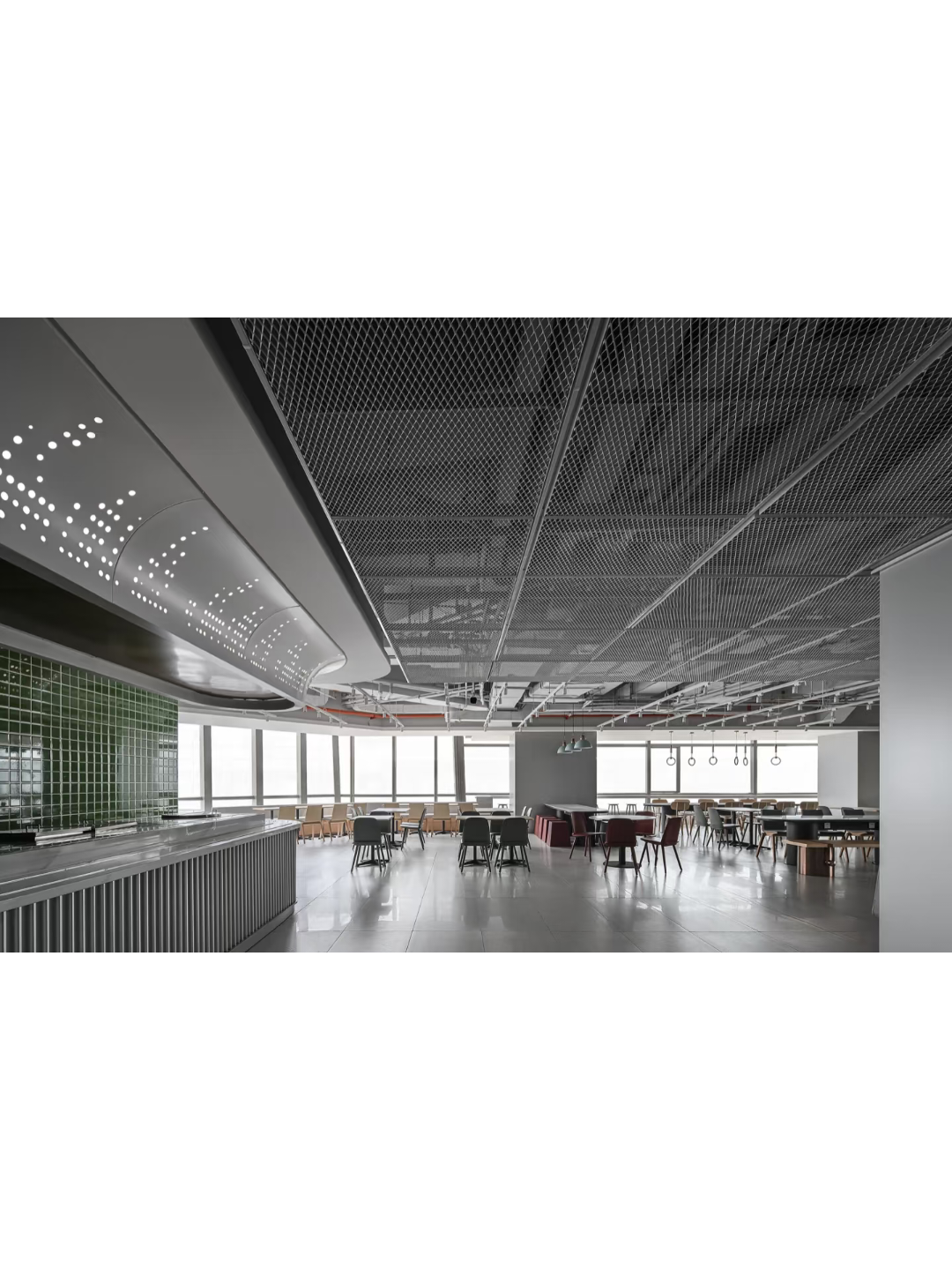 Expanded Mesh Panel Ceiling Plate