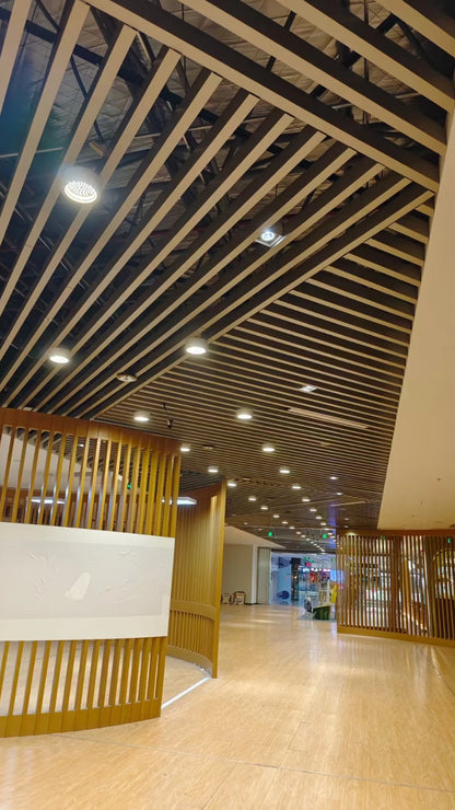 Aluminium U-Baffle Ceiling System