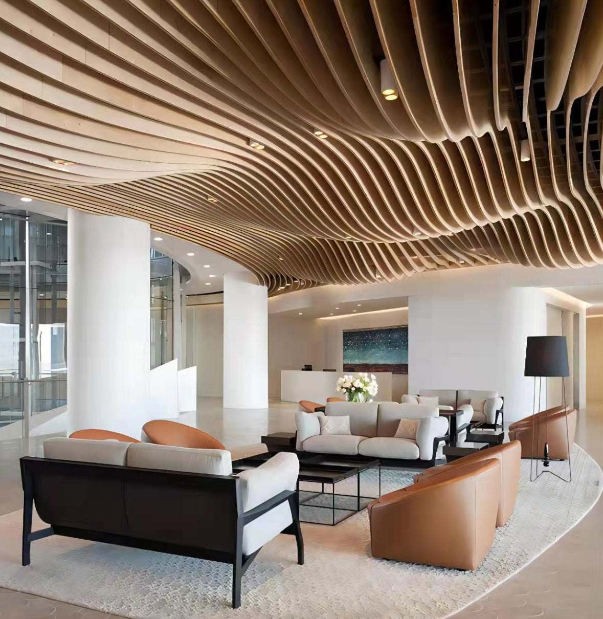 Aluminium U-Baffle Ceiling System