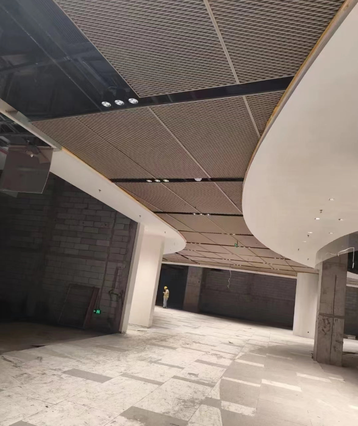 Expanded Mesh Panel Ceiling Plate