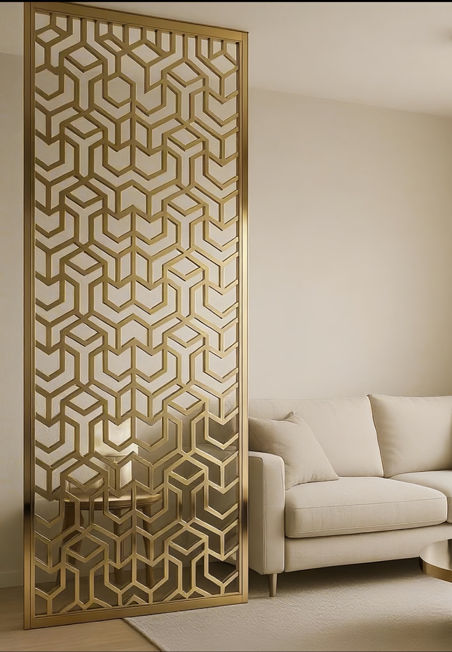Triangular Metal Screen Decorative Metal Screens | Custom Architectural Panels – Ansus Metal