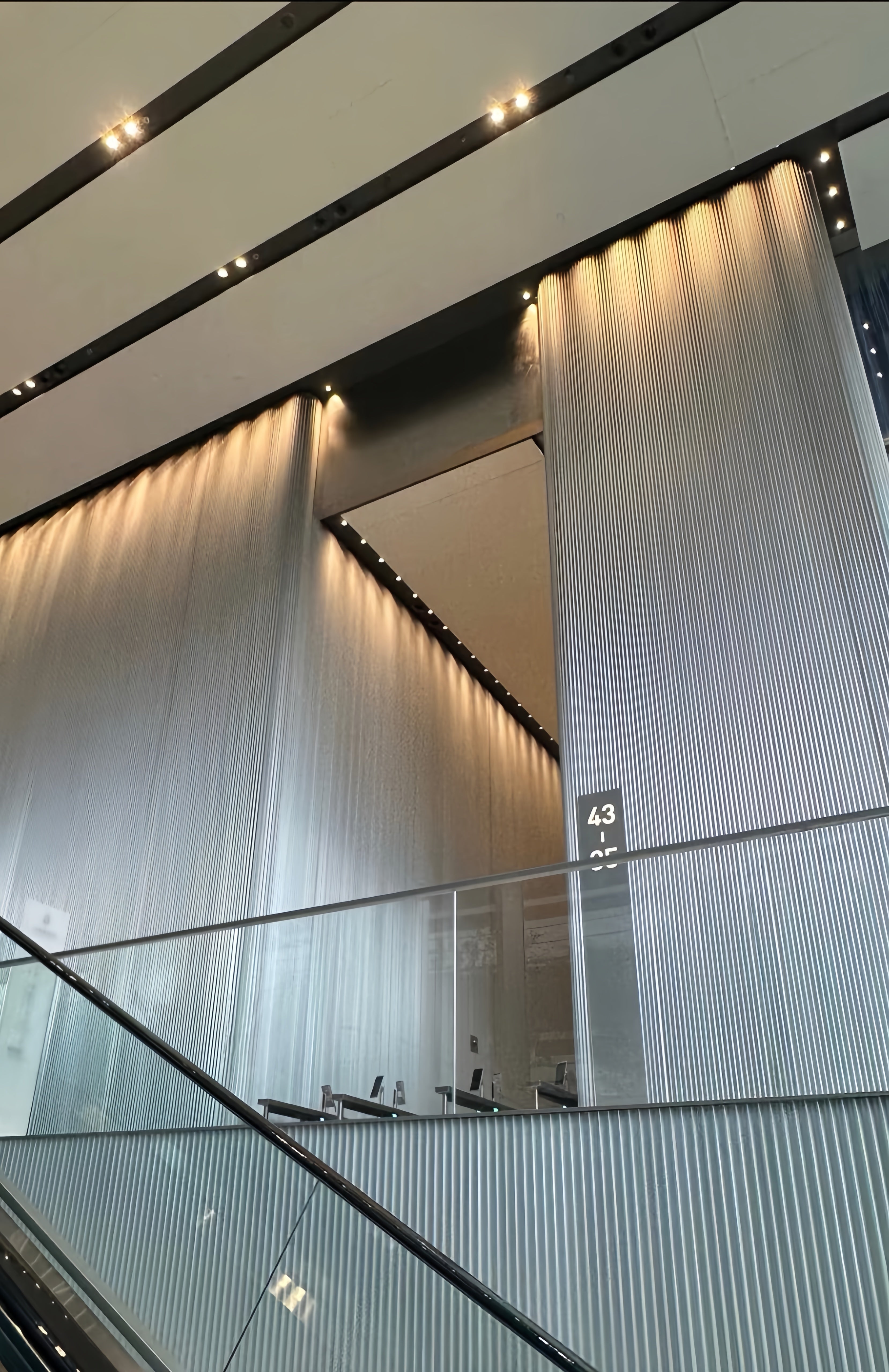 Corrugated Metal Panel for Interior Wall
