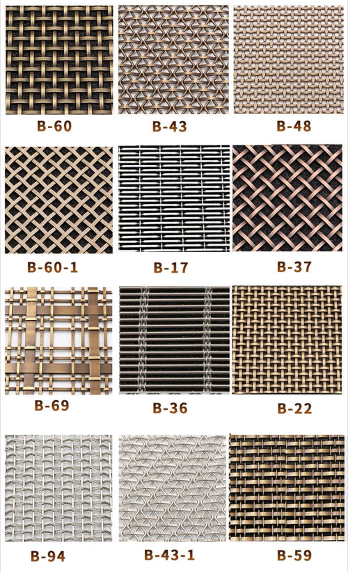 Screen Mesh Color Pattern Design Architectural Metal Mesh Screens | Custom Designs – Ansus Metal
